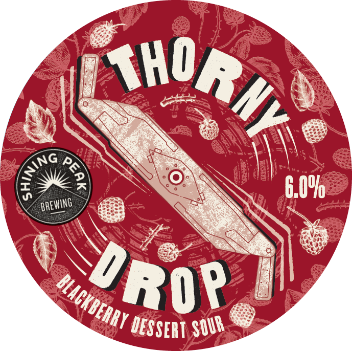 Thorny Drop Blackberry Lemon Dessert Sour 440ml