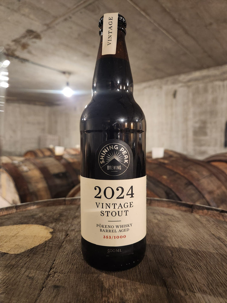 2024 Vintage Stout - Pōkeno Whisky Barrel Aged 500ml